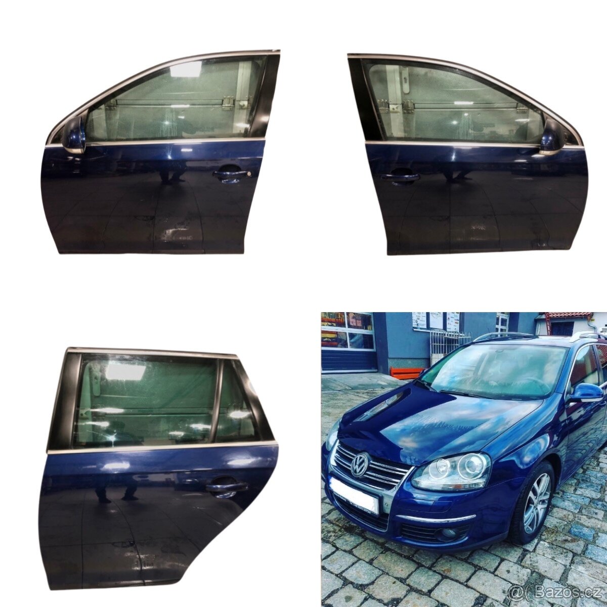 LP PP LZ dveře modrá metalíza LD5Q VW Golf 5 kombi 2009