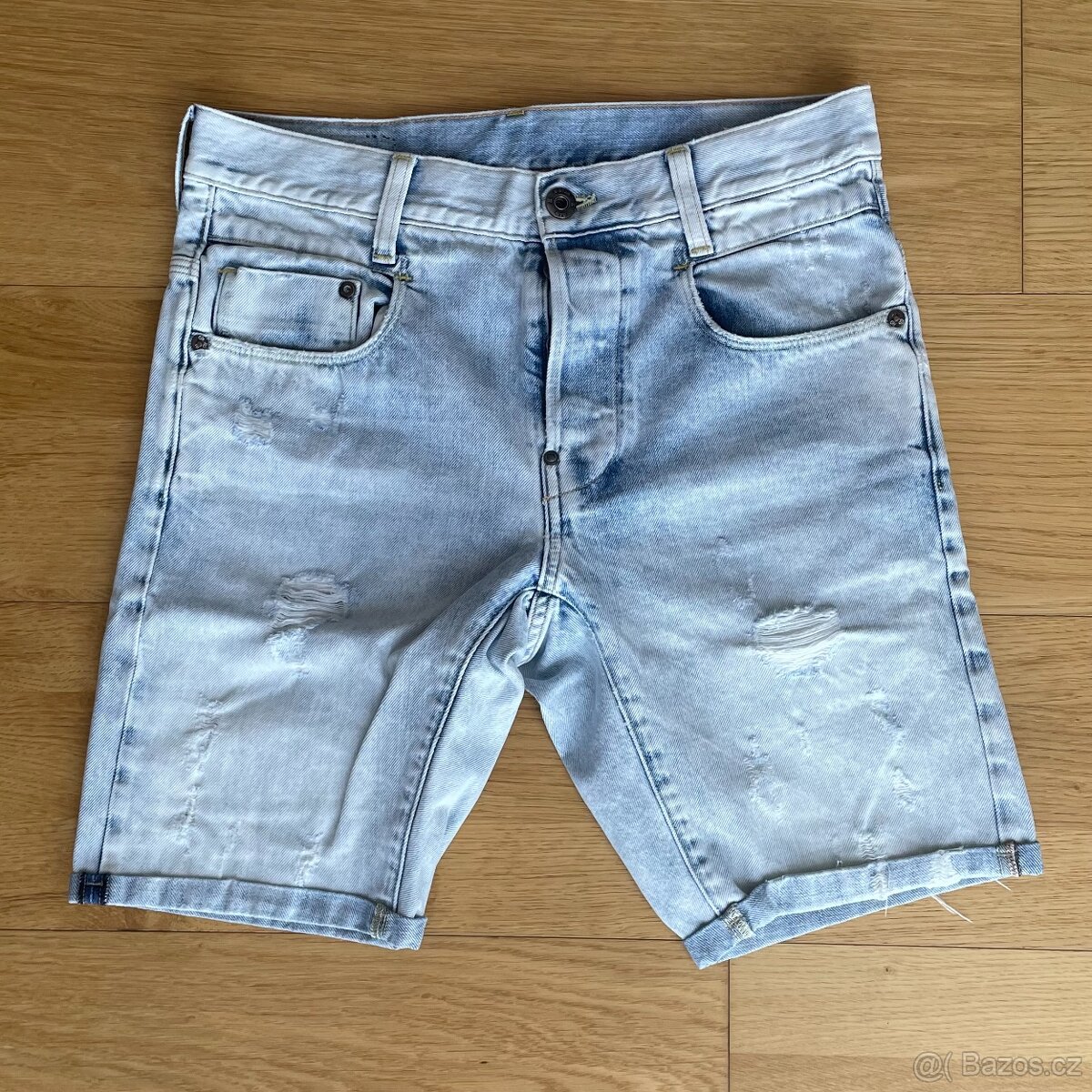 NOVÉ riflové krátké kalhoty kraťasy G-STAR NEW SLIM, vel.31