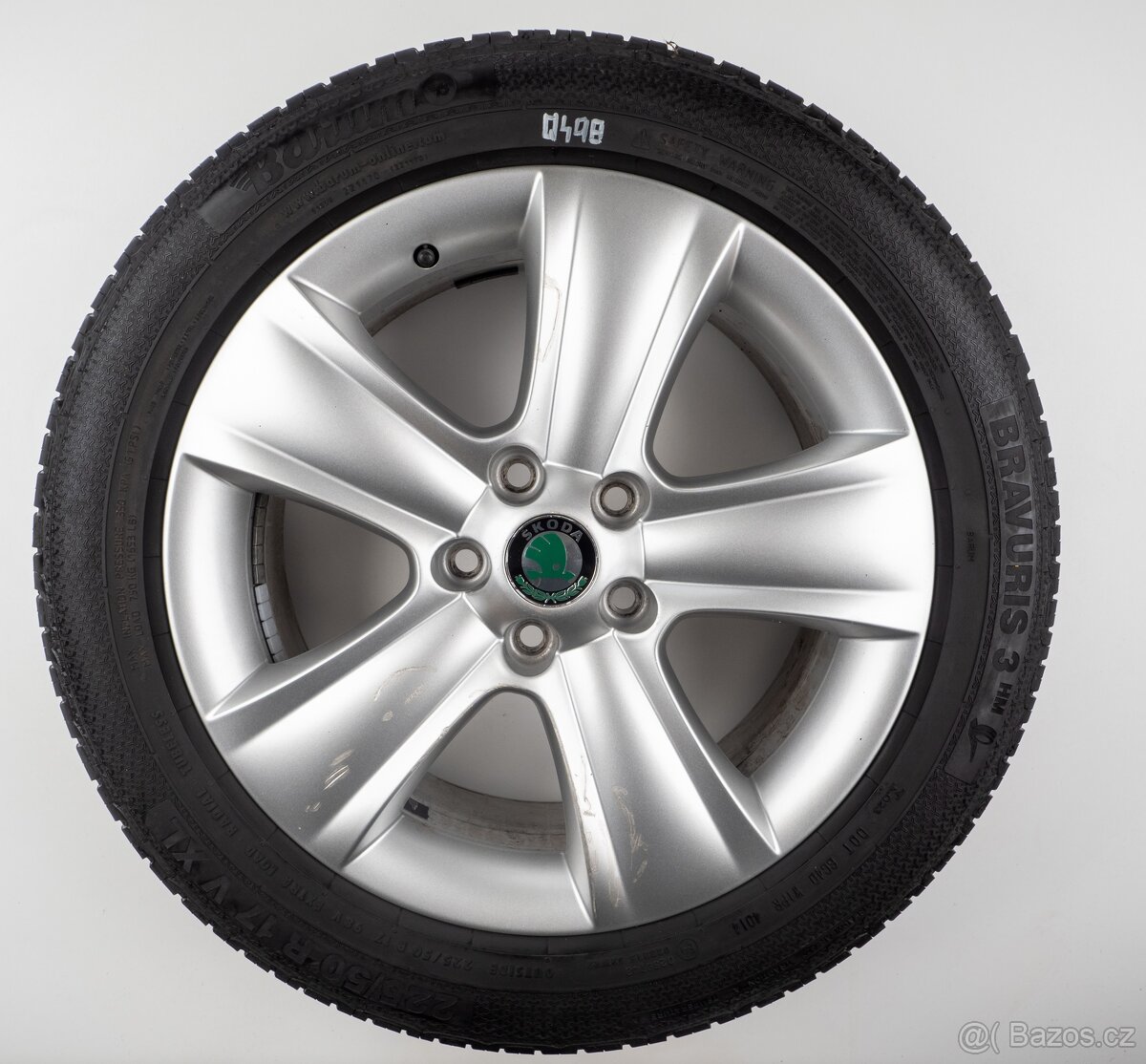 Škoda Yeti - Originání 17" alu kola - Letní pneu