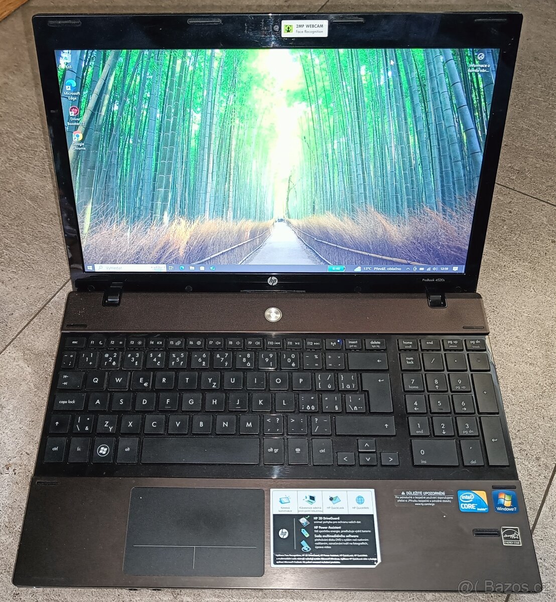 HP ProBook 4520s,i3-M330,WIN 10,HDD 250GB,RAM 4GB,displej 15