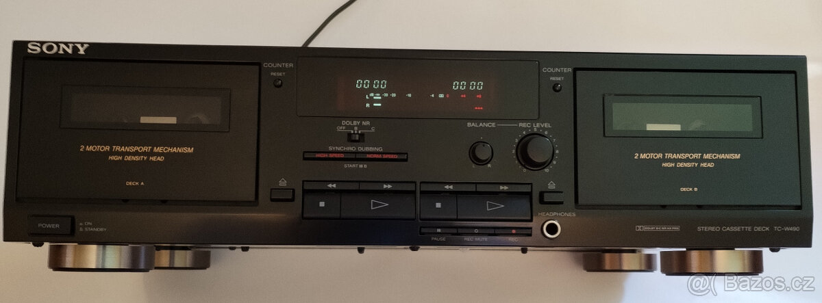 Sony TC-W490 Double Cassette Deck