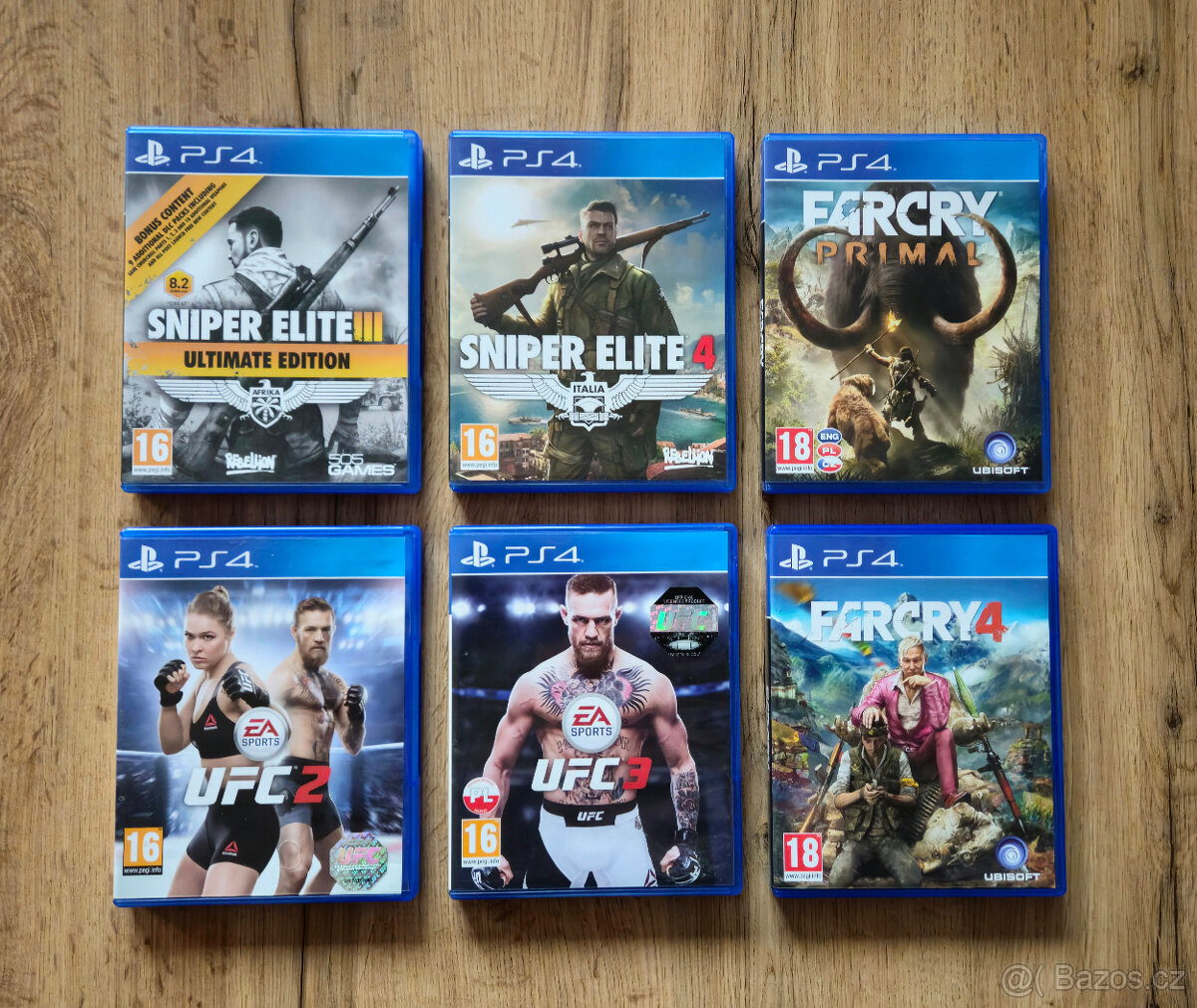 hry na PS4 - Sniper Elite, Far Cry, UFC,....