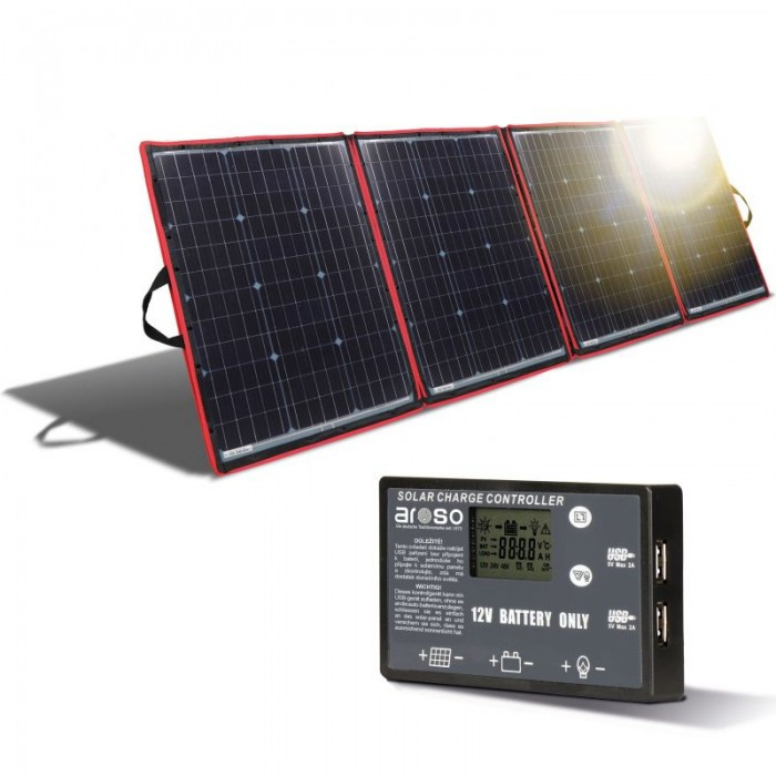 Přenosný solární panel Aroso 320W 16A skládací