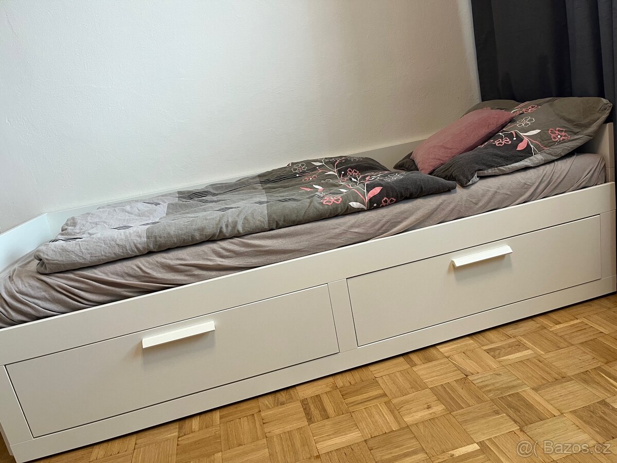 Postel BRIMNES Ikea 80/160x200