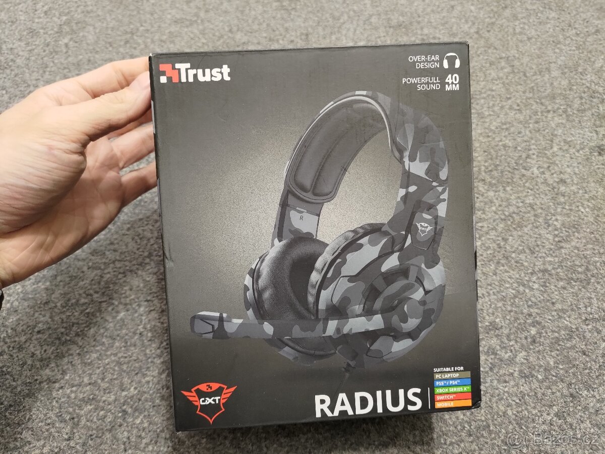 Trust GXT 411K RADIUS HEADSET BLACK CAMO