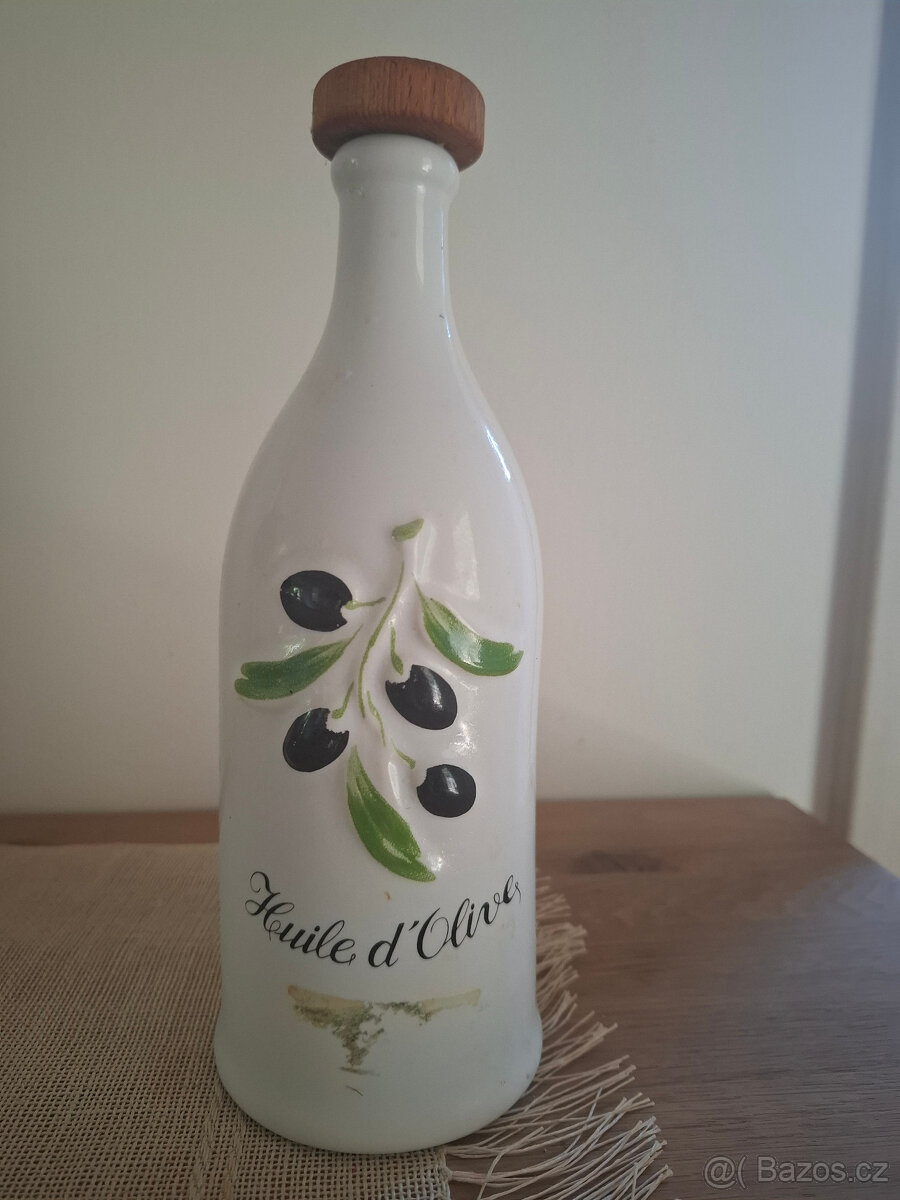 Porcelánová láhev na olej 1 l