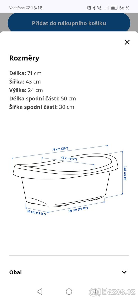 Vanička IKEA