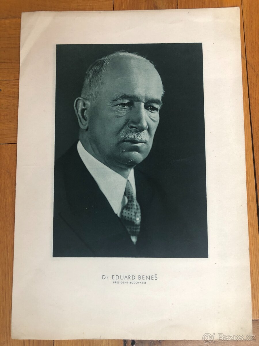 Edvard Beneš - školní obraz