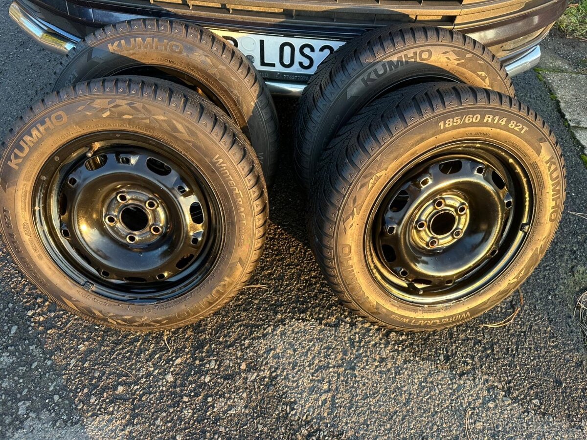 185/60/14 škoda fabia 2 zimní pneumatiky