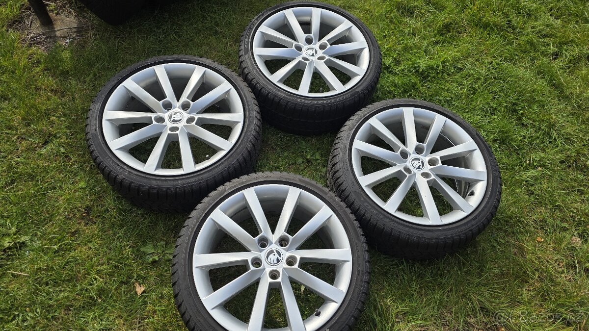 Zimní sada Alu Škoda Octavia III Alaris 5x112 225/40R18