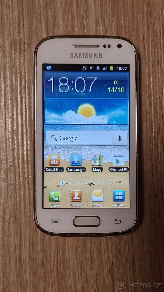 Dotykový telefon Samsung Ace 2