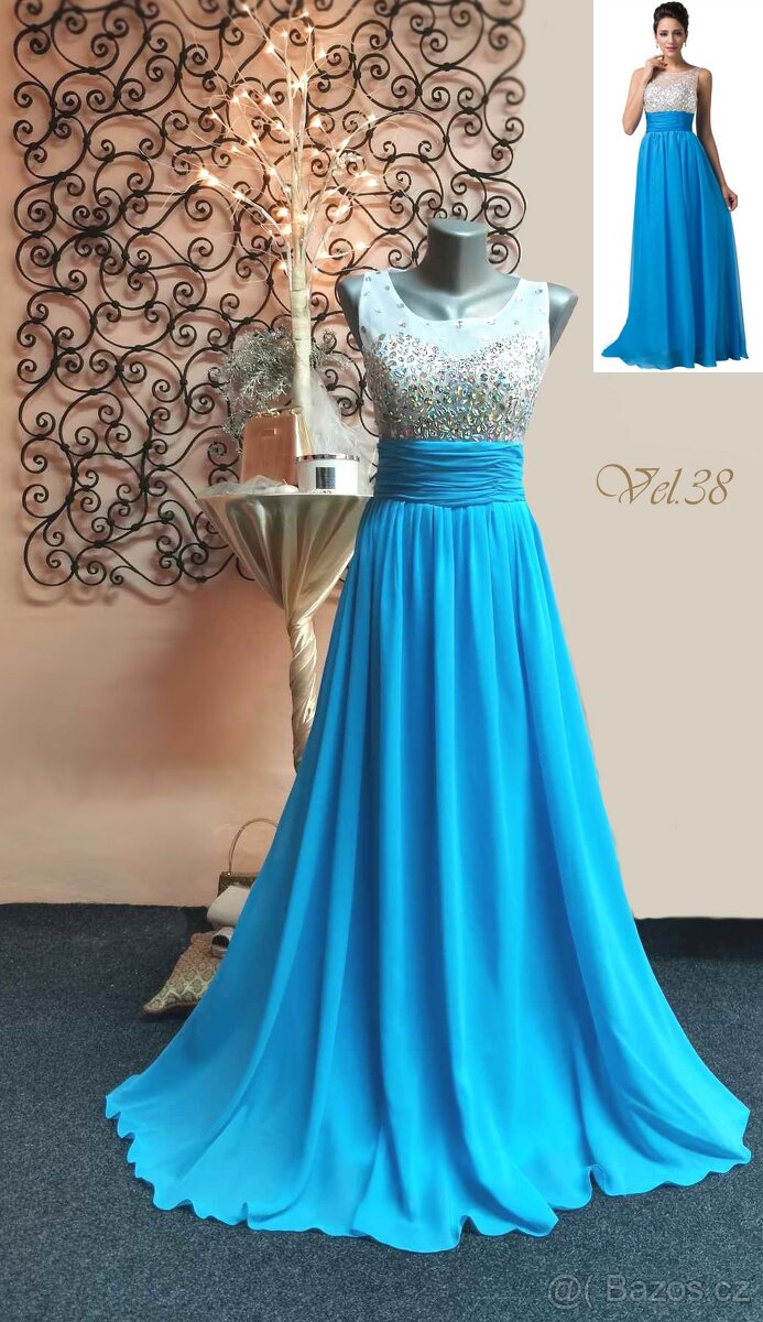 SPOLEČENSKÉ ŠATY vel.38