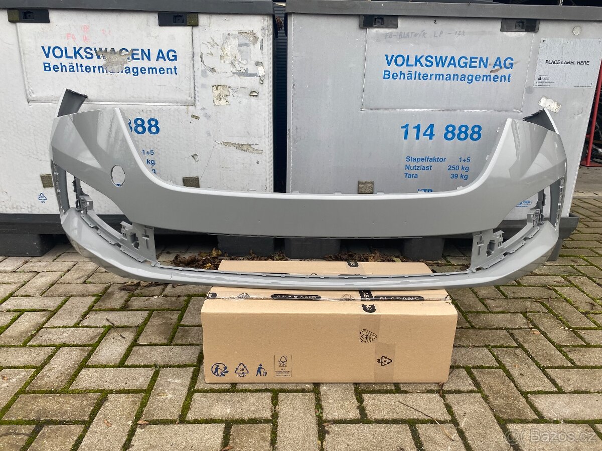 Škoda Scala - přední nárazník - steel grey