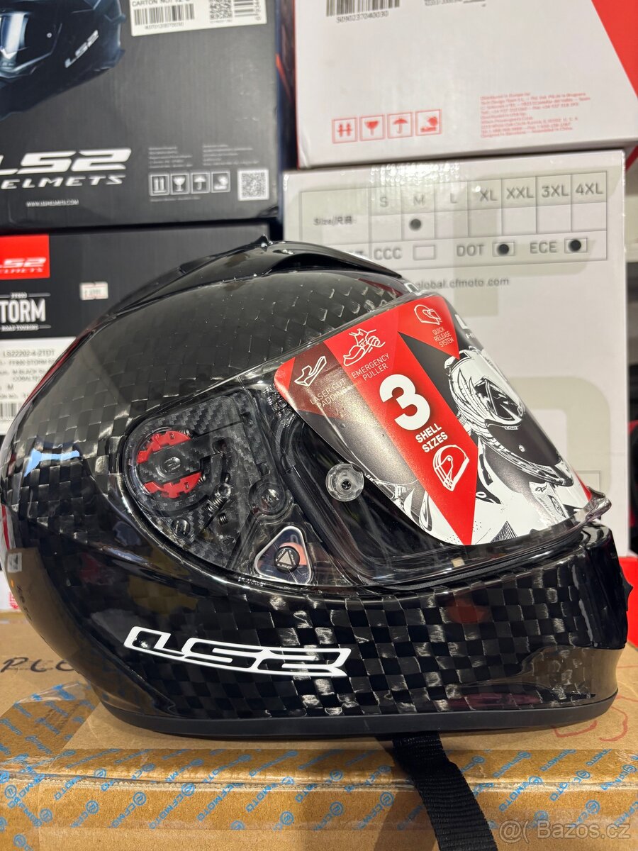 Přilba LS2 Arrow carbon XXS