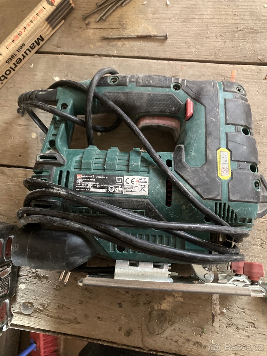 Parkside pstd 800 b1 přímočará šukalka