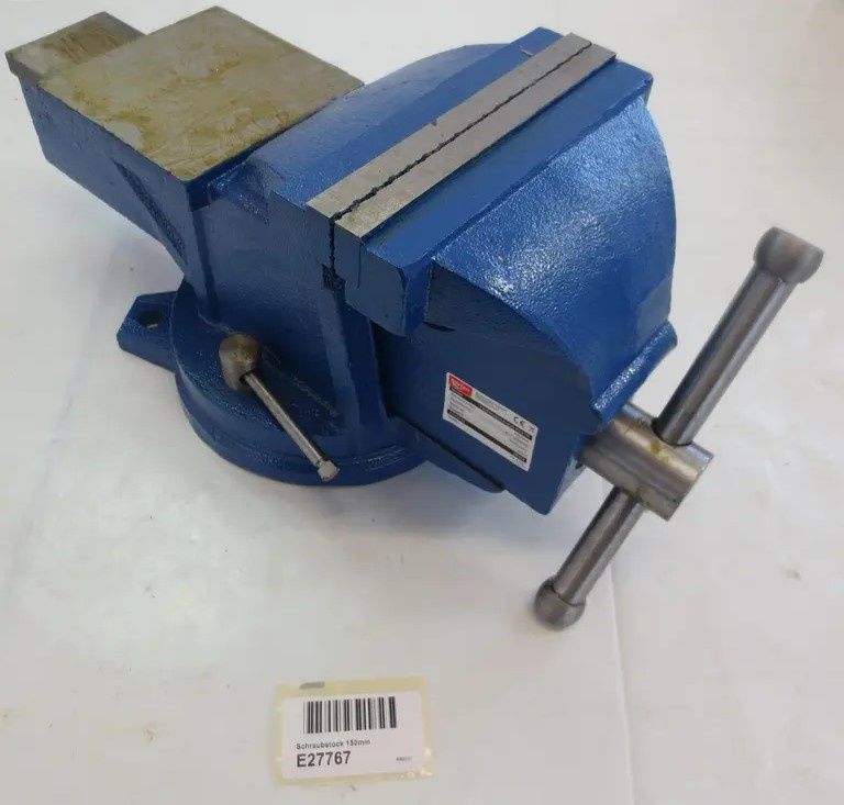 Dílenský svěrák paralelní 125 mm otočný rozbalený