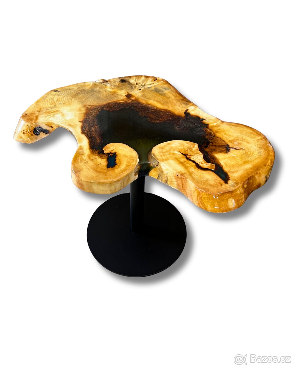 Epoxidový stůl kaštan