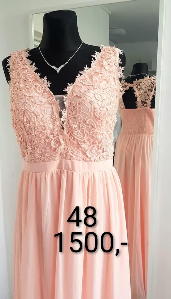 NOVÉ plesové šaty LOSOSOVÉ