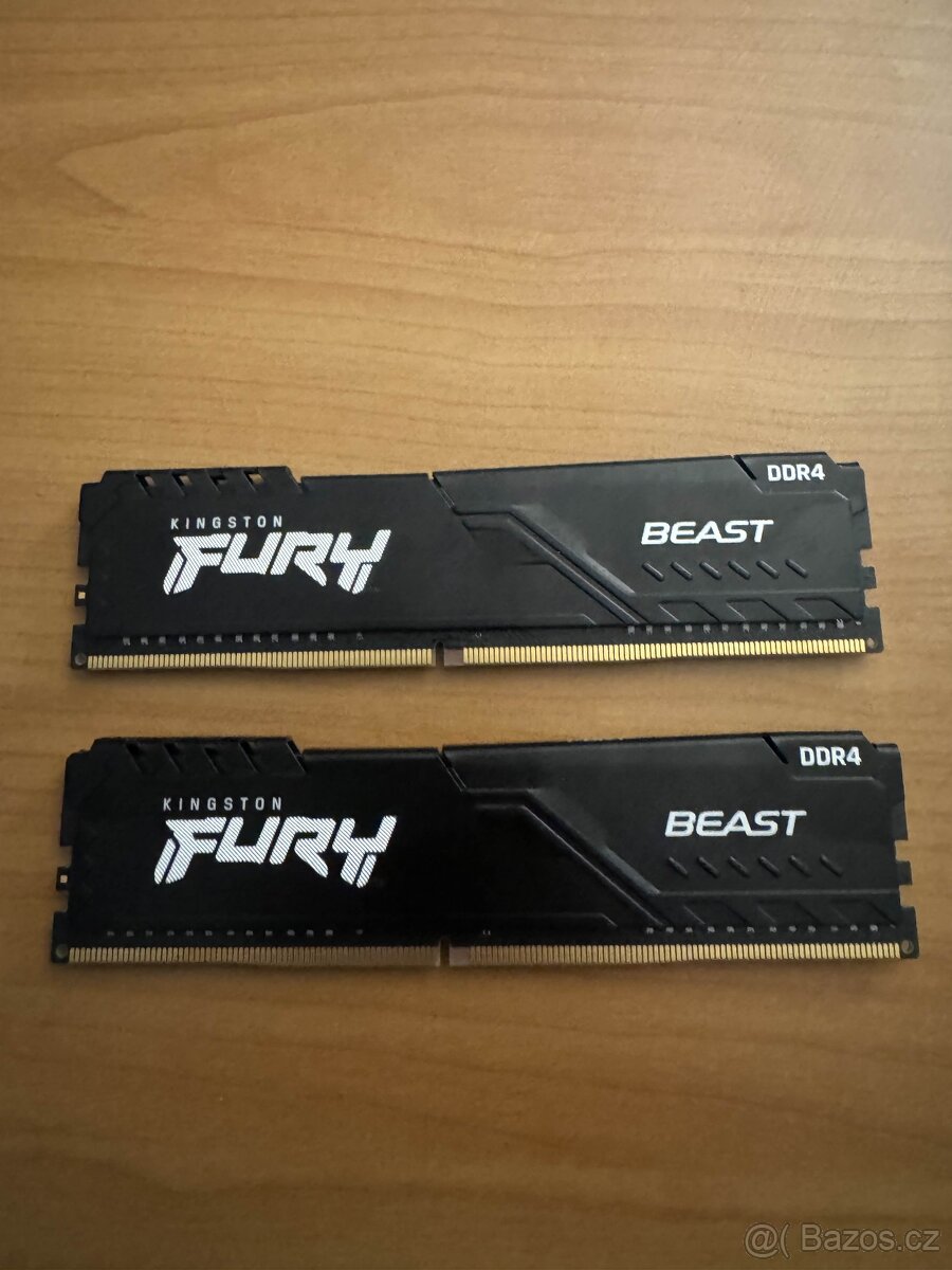 Kingston FURY 16GB KIT DDR4 3200MHz CL16 Beast Black