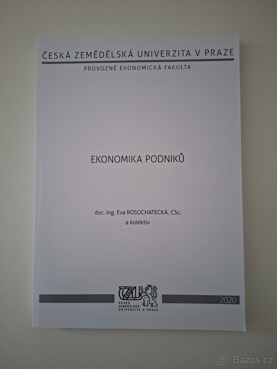 Skripta PAA Pef ČZU