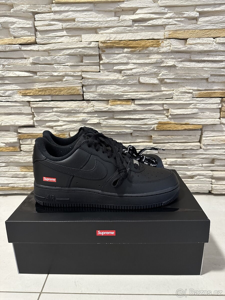 Air Force 1 Low Supreme Black/Černé