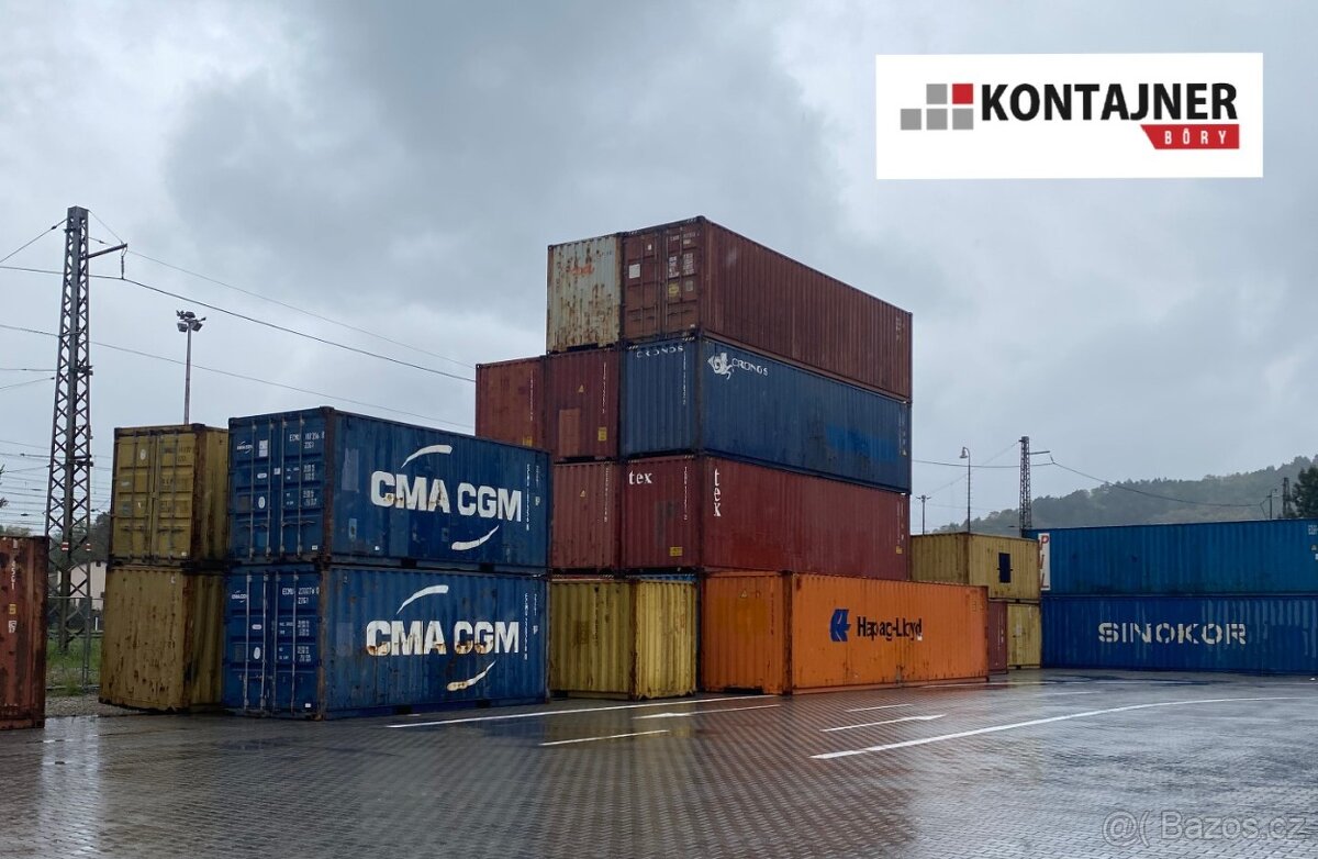 Lodní kontejner 40´HC CW používaný s dopravou v cene