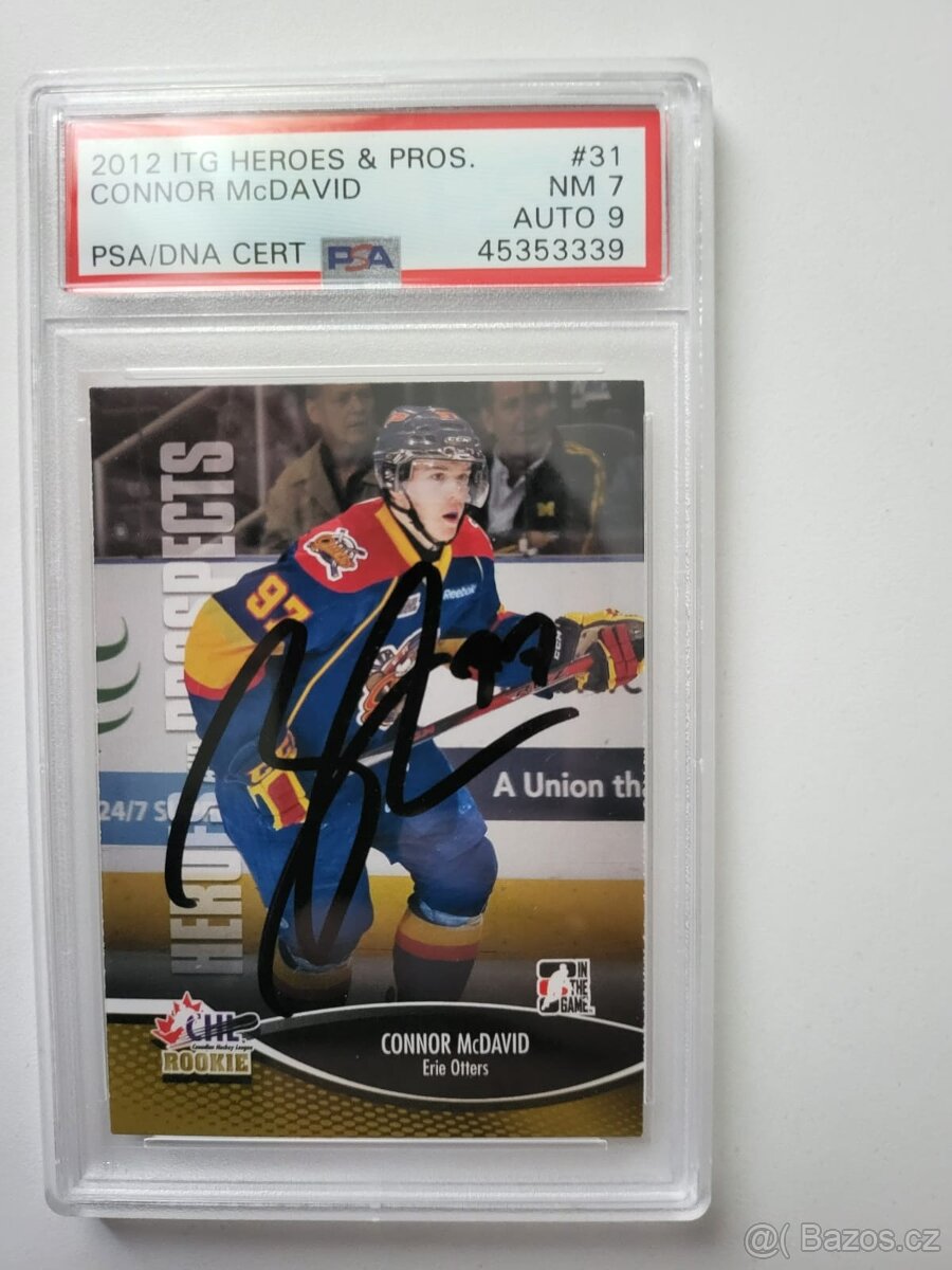 Connor McDavid 2012 ITG Heroes Pros PSA