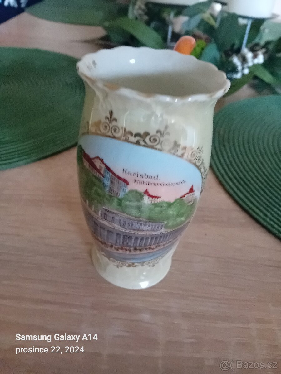 Starý lazensky pohár pohárek Karlovy Vary