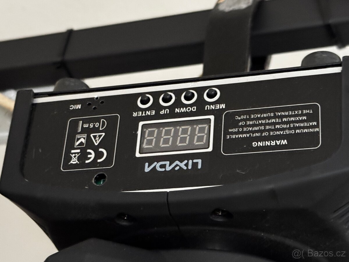 LED Osvětlení Flash Moving Head 60W SPOT Otočná Hlava 60W