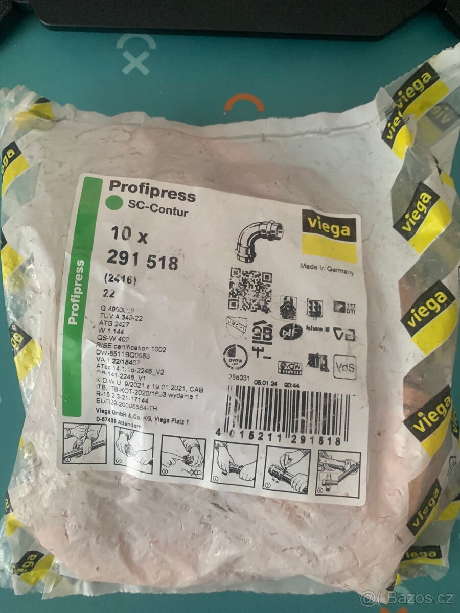 Lisovací fitinky Profipress SC- Contur (4 druhy, T, 90)