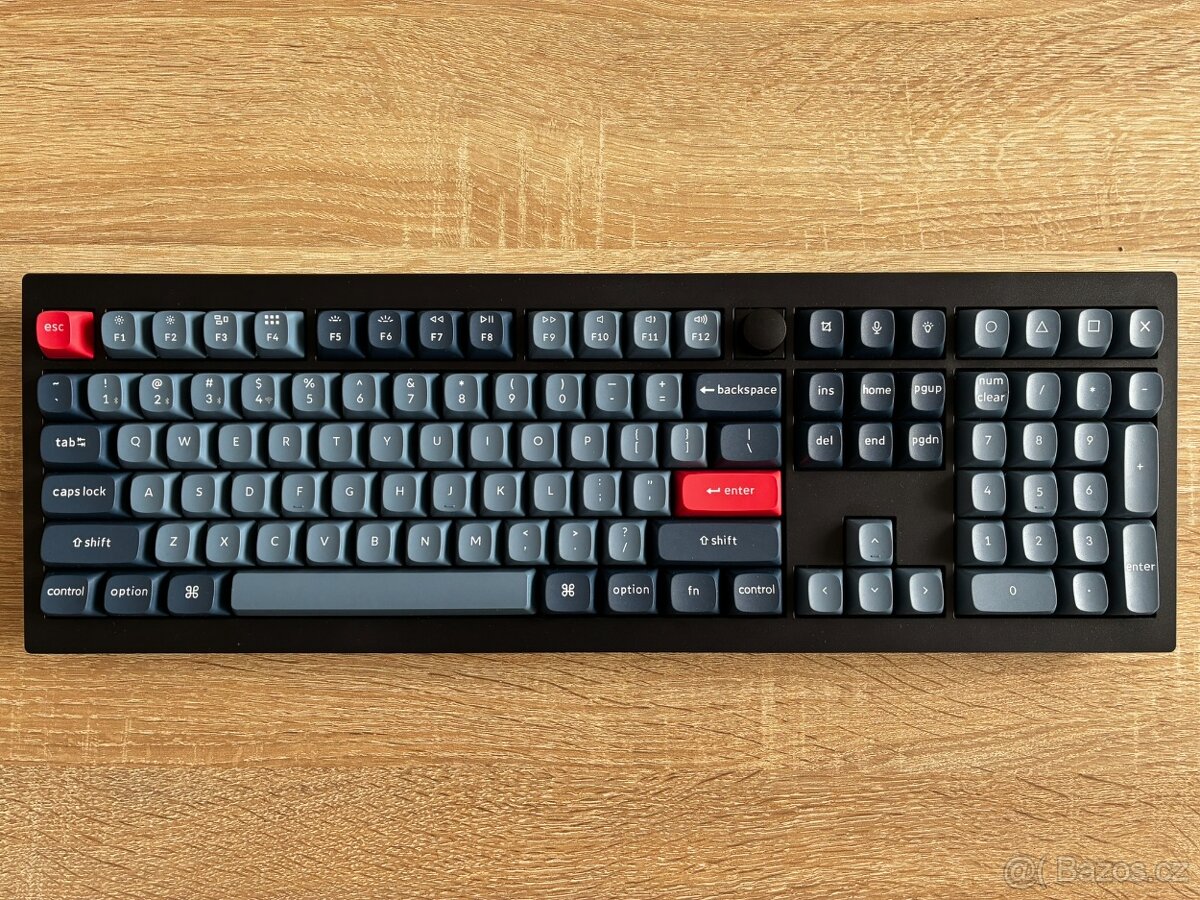 bezdrátová Keychron V6 Max (US) - Gateron Jupiter Red switch