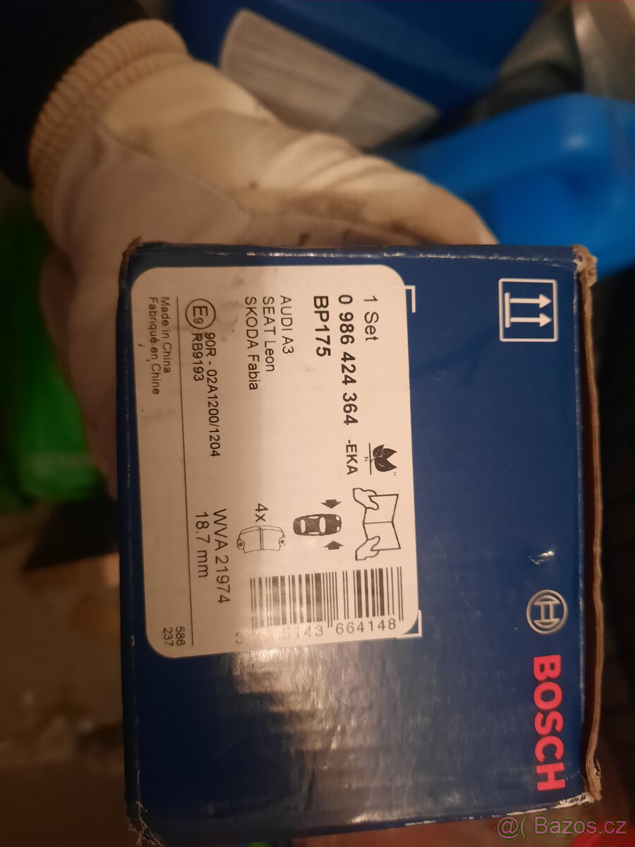 Sada brzdových destiček Bosch pro škoda fabia, Seat leonAudi