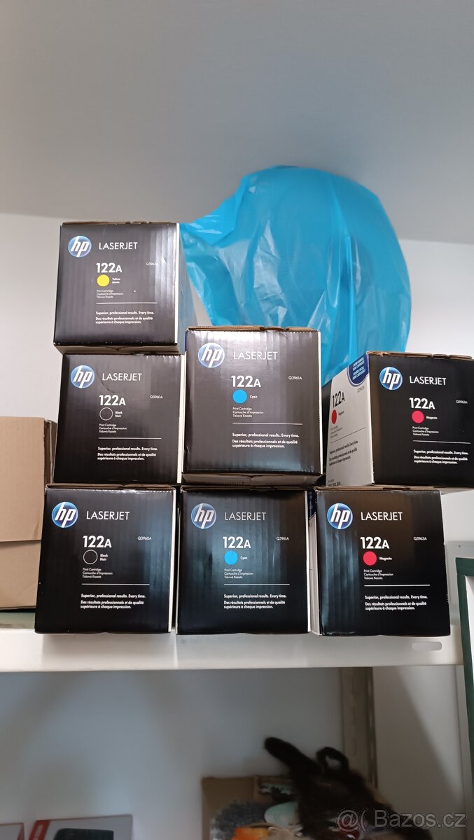 Sada 4 tonerů HP 122A, originál