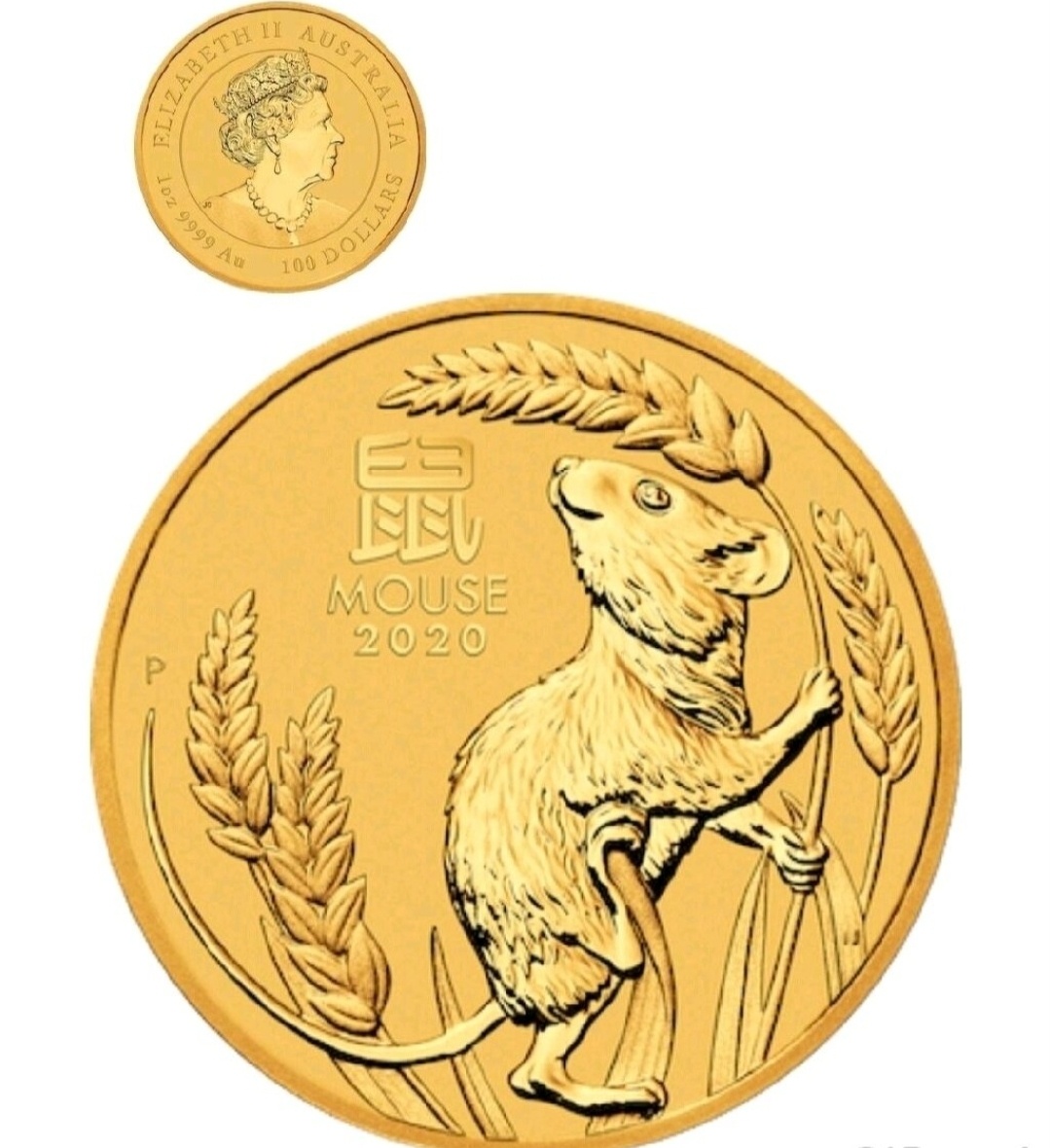 Myš 2020 - 1 oz - Lunárna séria III