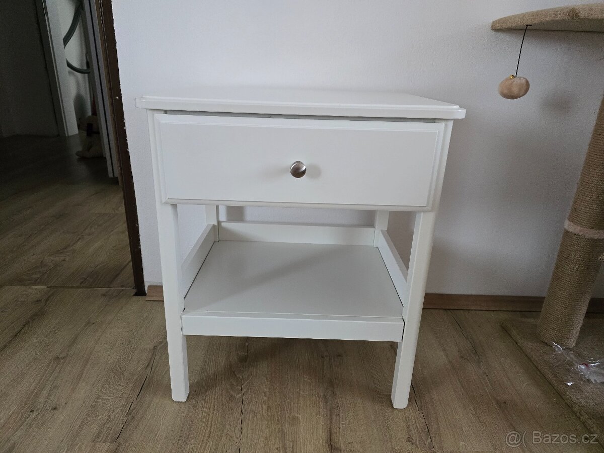 Ikea TYSSEDAL Noční stolek, bílá, 51x40 cm