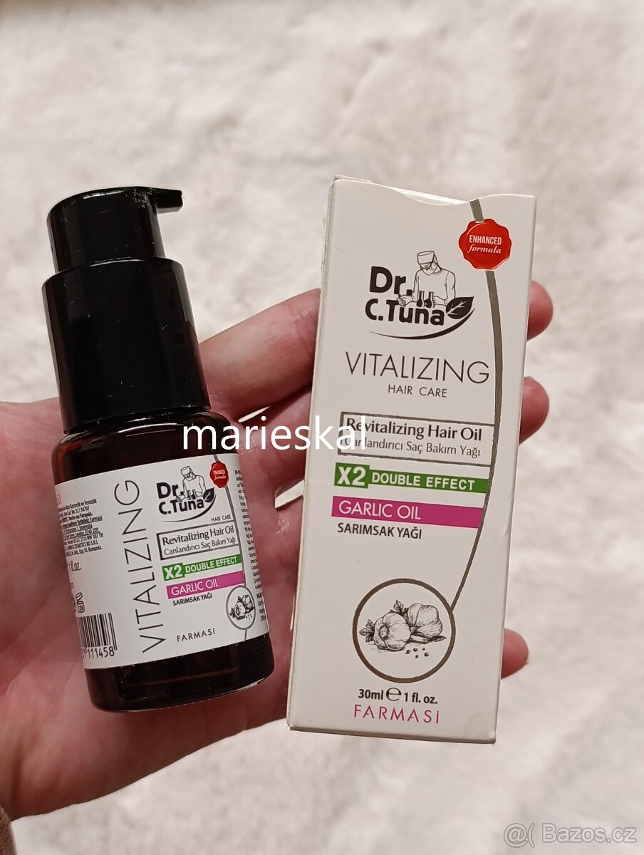 Dr.C.Tuna česnekový olejíček pro slabé,jemné,padající vlasy