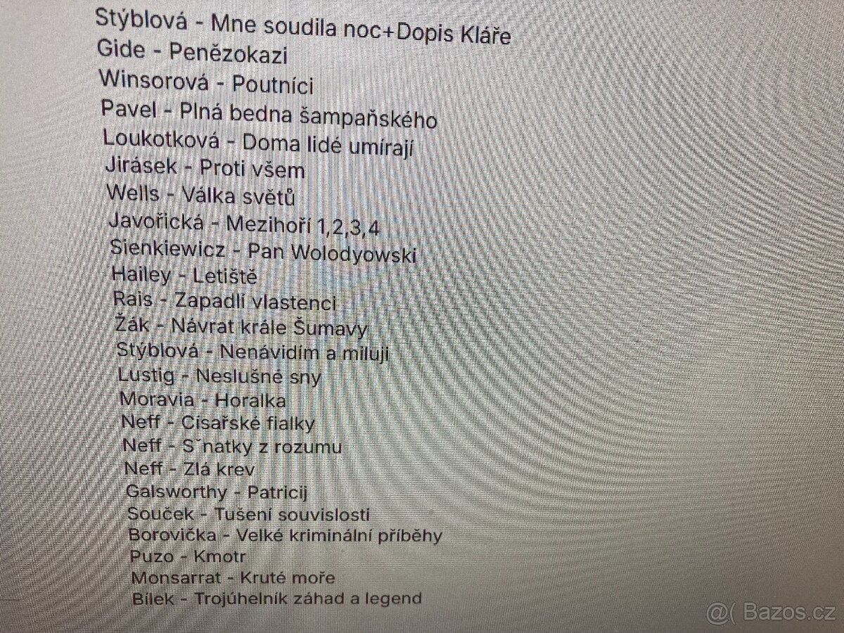 Starší knihy