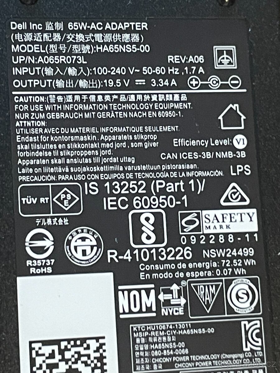 Adaptér DELL HA65NS5-00