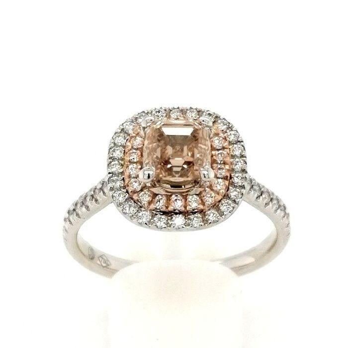 Luxusní 18K prsten s diamanty 1,19ct - certifikát IGI