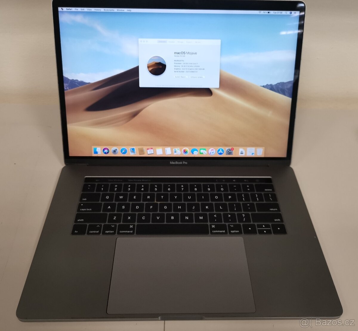 Apple MacBook Pro 15" Mid-2017 - A1707 - i7 - 16GB