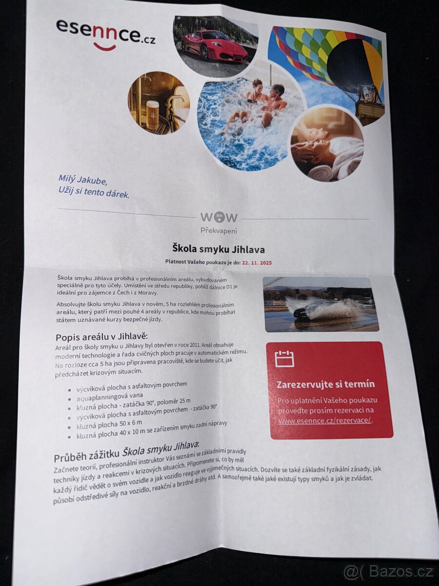 Poukaz na Školu smyku