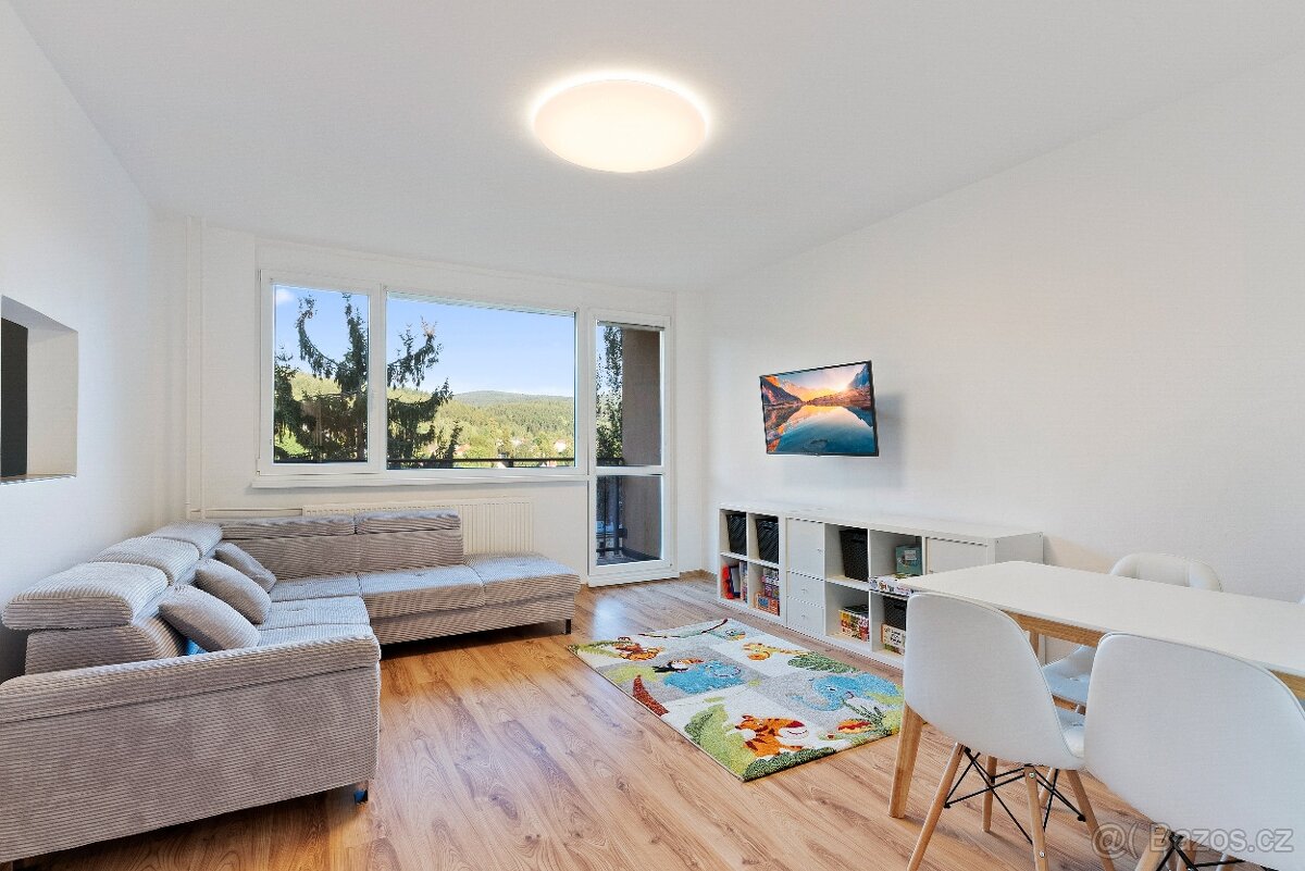 Pronájem ZAŘÍZENÉHO bytu 3+1, 82 m², Vysoká, Jablonec