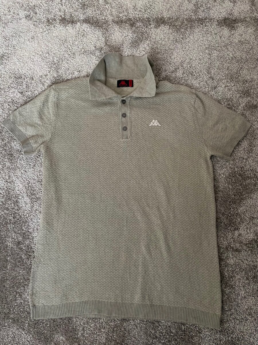 KAPPA šedé polo tričko, Velikost: S