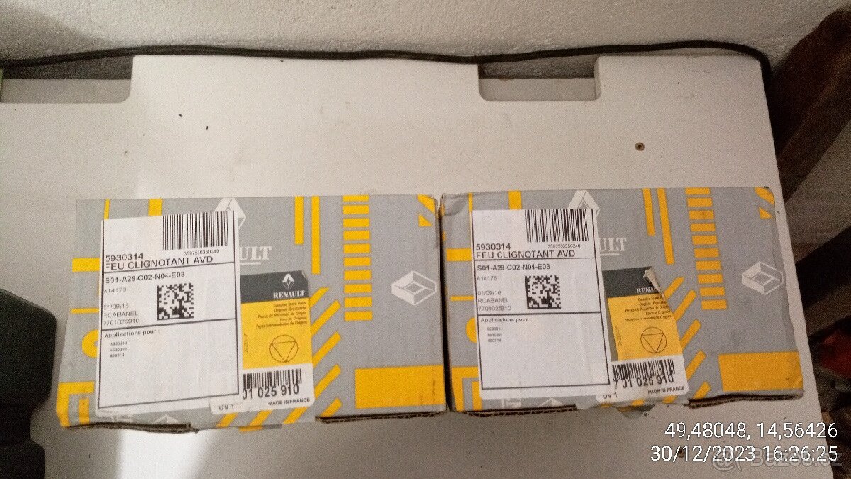 Blikač Valeo 7701025910