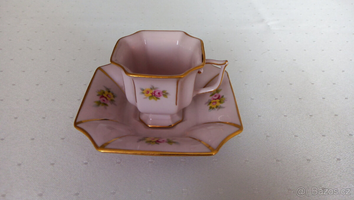 Růžový porcelán - Mocca šálek - 50 ml
