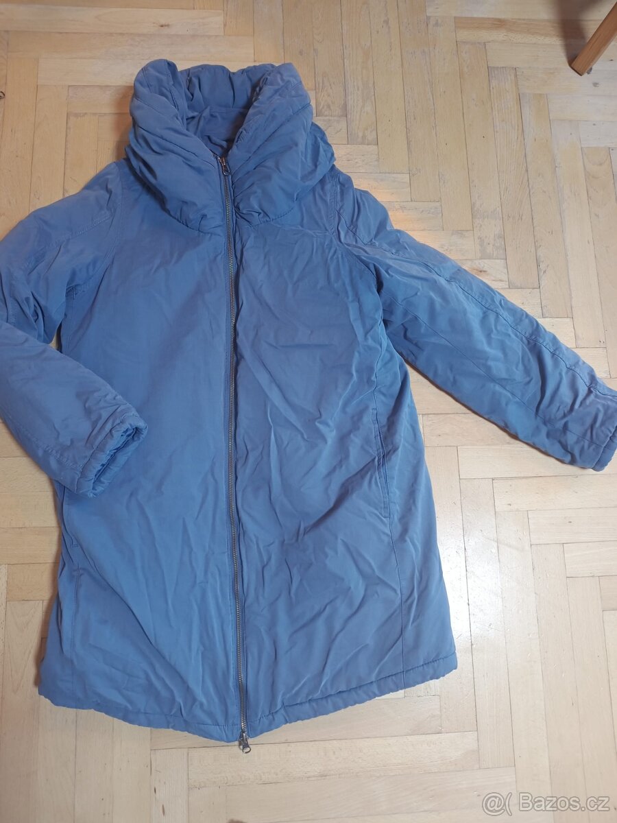 těhotenská nosící zimní bunda kabát