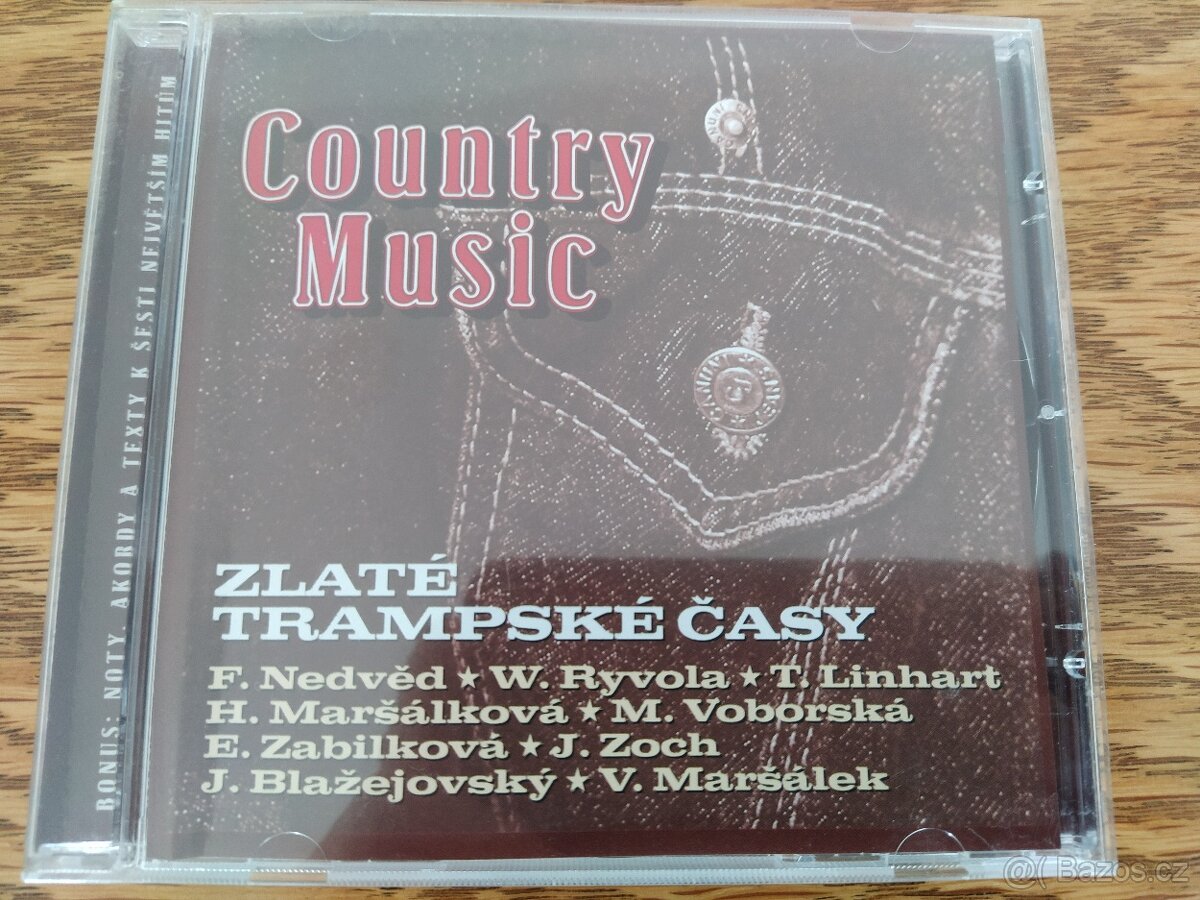 CD Country Music - Zlaté trampské časy