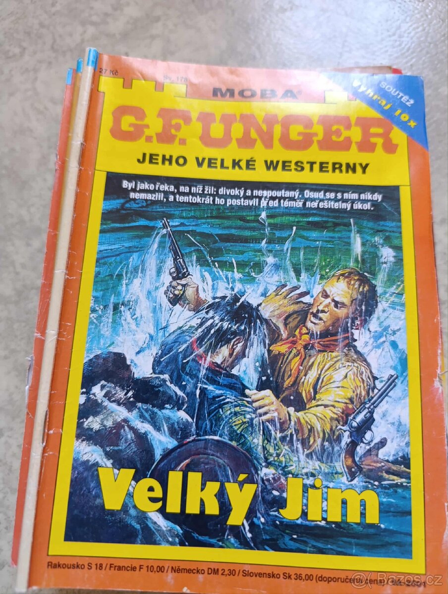 Knížky a časopisy western TOP.