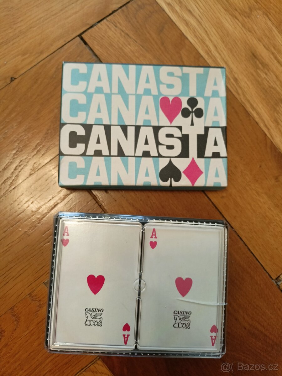 Hrací karty Kanasta.