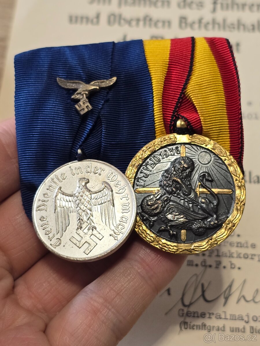 Medailová lišta - Legion Kondor